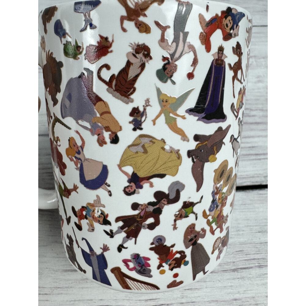 Disney‎ Ink & Paint Color Changing Ceramic Coffee Mug Cup Character Silhouettes - Picture 14 of 16